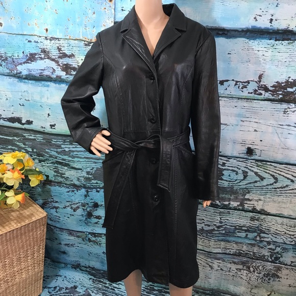 Wilsons Leather Jackets & Blazers - Wilson Leather Black Leather Jacket, Size Large